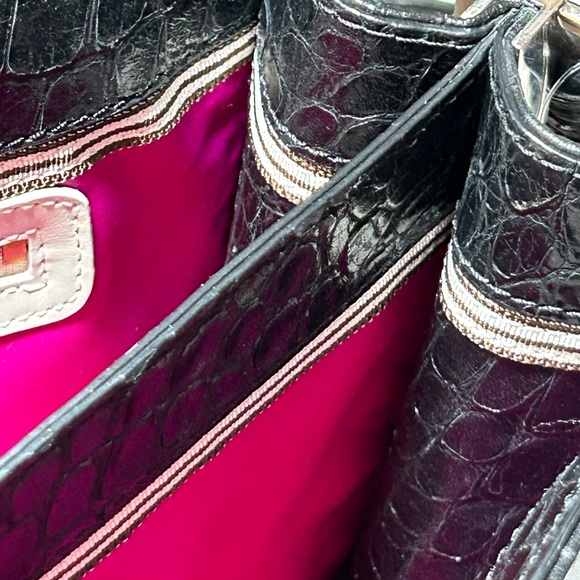 Henri Bendel Croc Textured Handbag - Picture 12 of 16